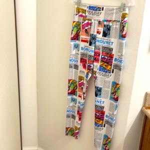 Pants with beautiful colors and pictures